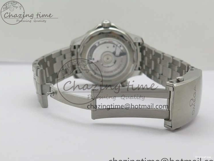 0502 EasyCare Seamaster Diver 300M ORF 1:1 Best Edition Black Ceramic Black Dial on SS Bracelet A 7870
